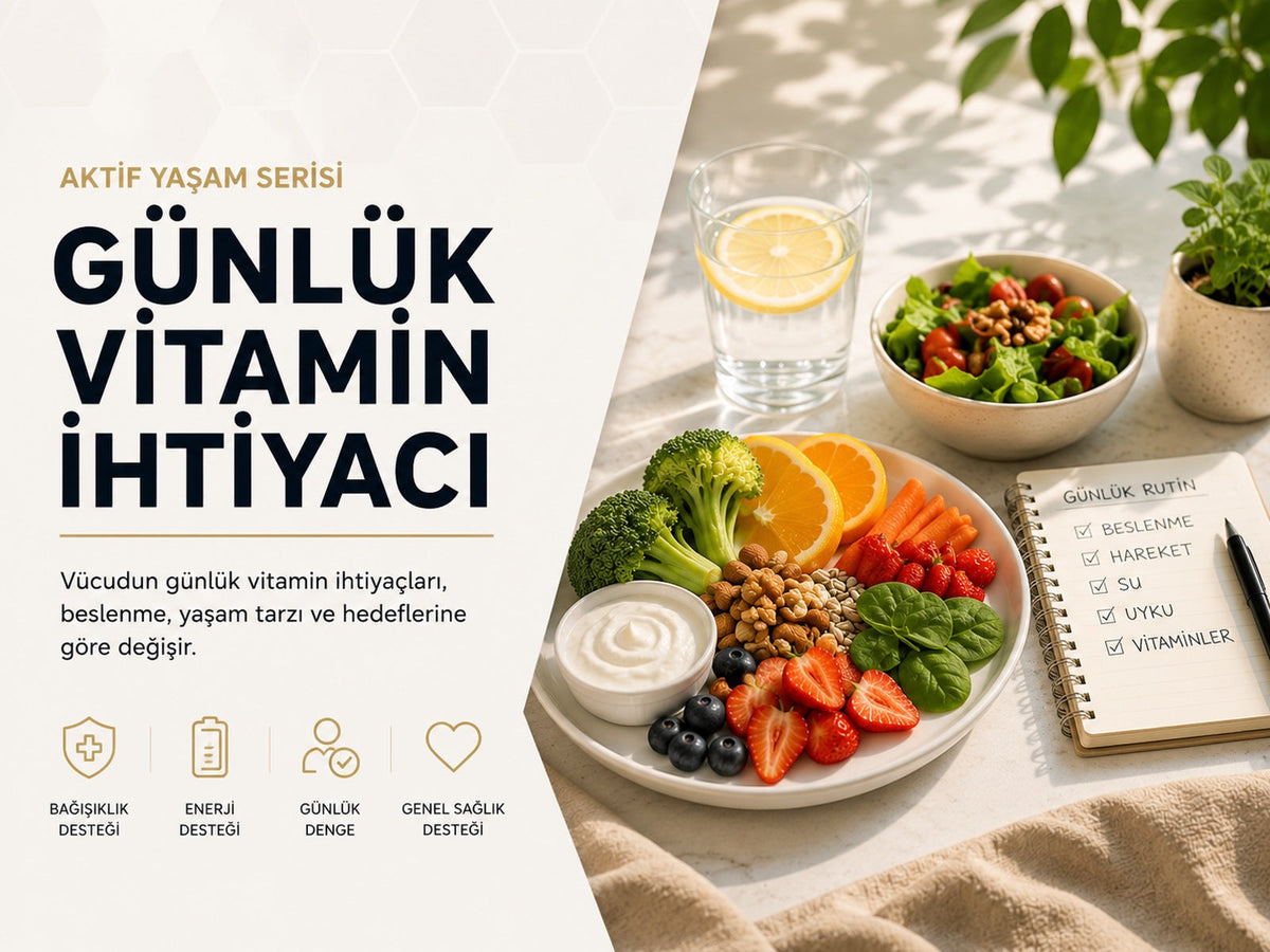 Günlük Vitamin İhtiyacın Nedir? Vitamin-Mineral Dengesini Nasıl Anlamalısın?