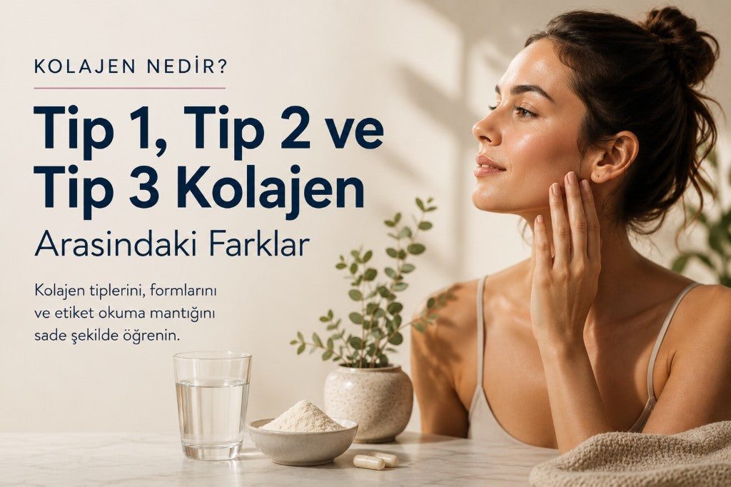 Kolajen Nedir? Tip 1, Tip 2 ve Tip 3 Kolajen Arasındaki Farklar