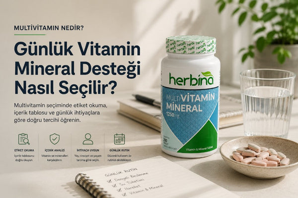 Multivitamin Nedir? Günlük Vitamin-Mineral Desteği Nasıl Seçilir?