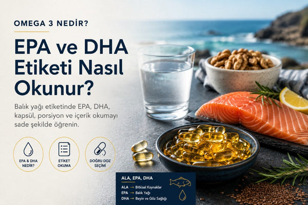 Omega 3 Nedir? EPA ve DHA Etiketi Nasıl Okunur?