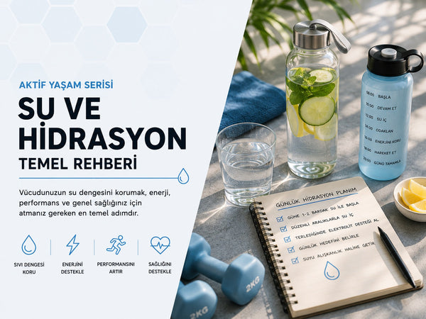 Su ve Hidrasyon Temel Rehberi: Günlük Su Tüketimi Nasıl Planlanmalı?