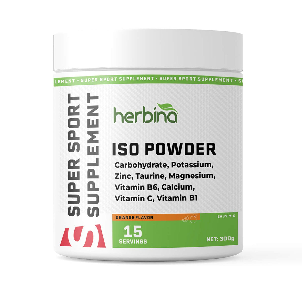 Herbina Super Sport ISO Powder 300 g ürün ambalajı