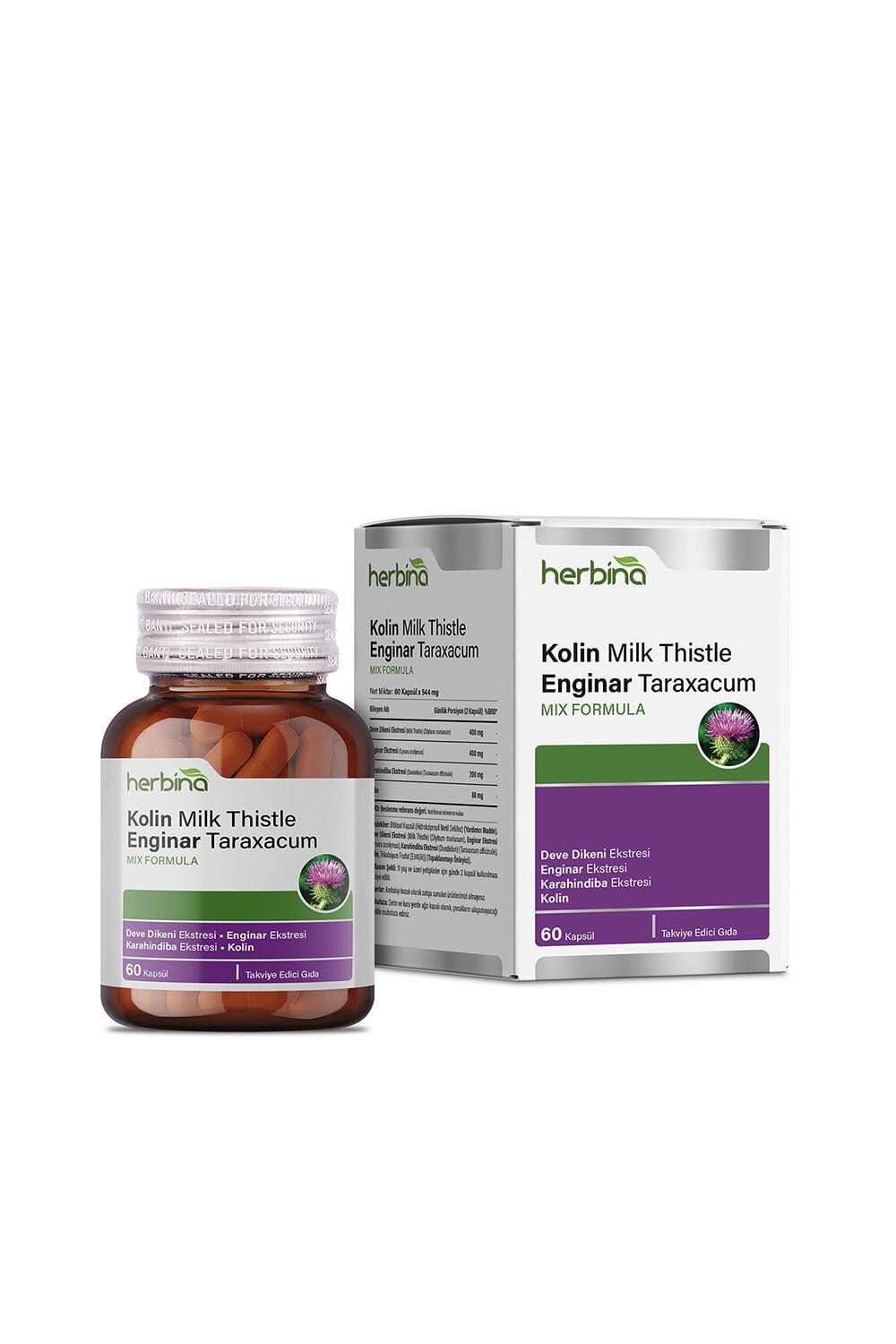 Kolin Milk Thistle Enginar Taraxacum