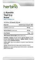 L-Karnitin Yeşil Çay Krom