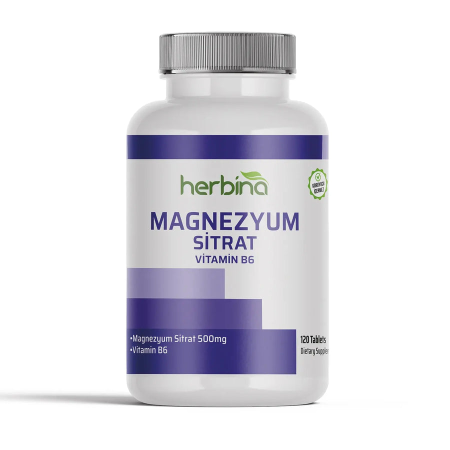 Magnezyum Sitrat 500 mg 120 Tablet